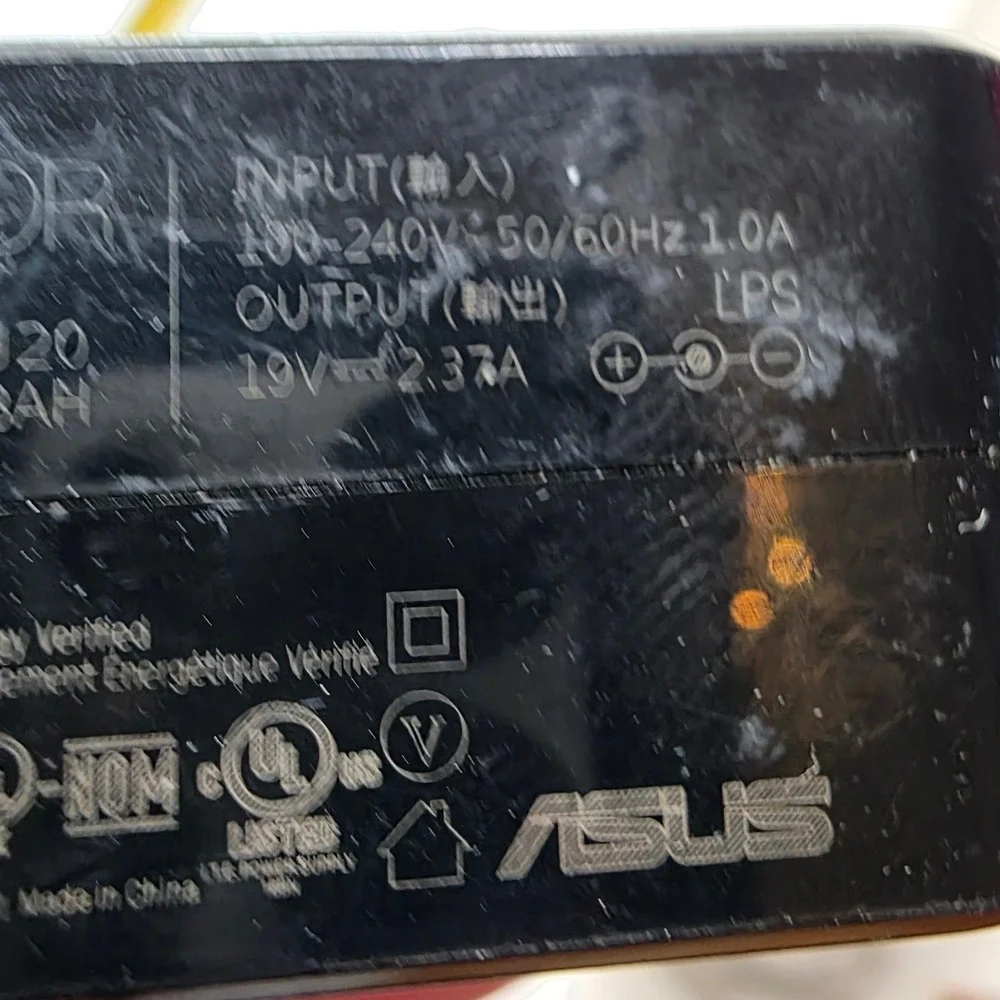Asus AC Adapter AD883J20 19V 2.37A 45W Laptop Charger Power‎ Supply Black B1